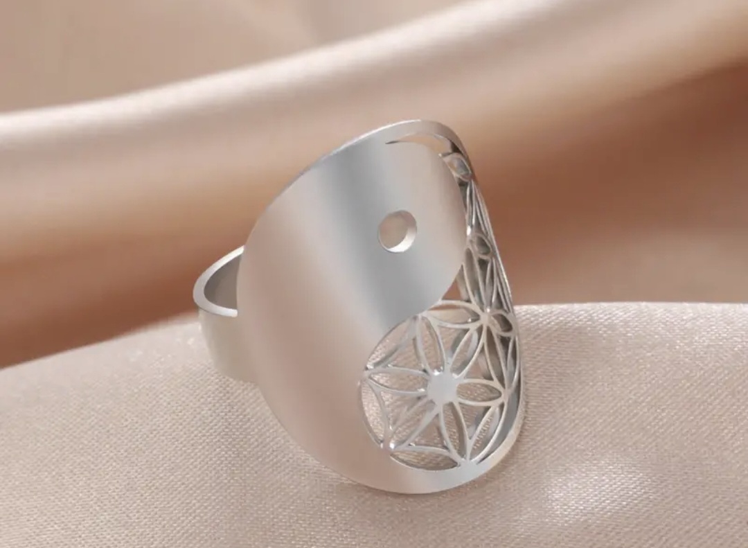 Bague Yin Yang