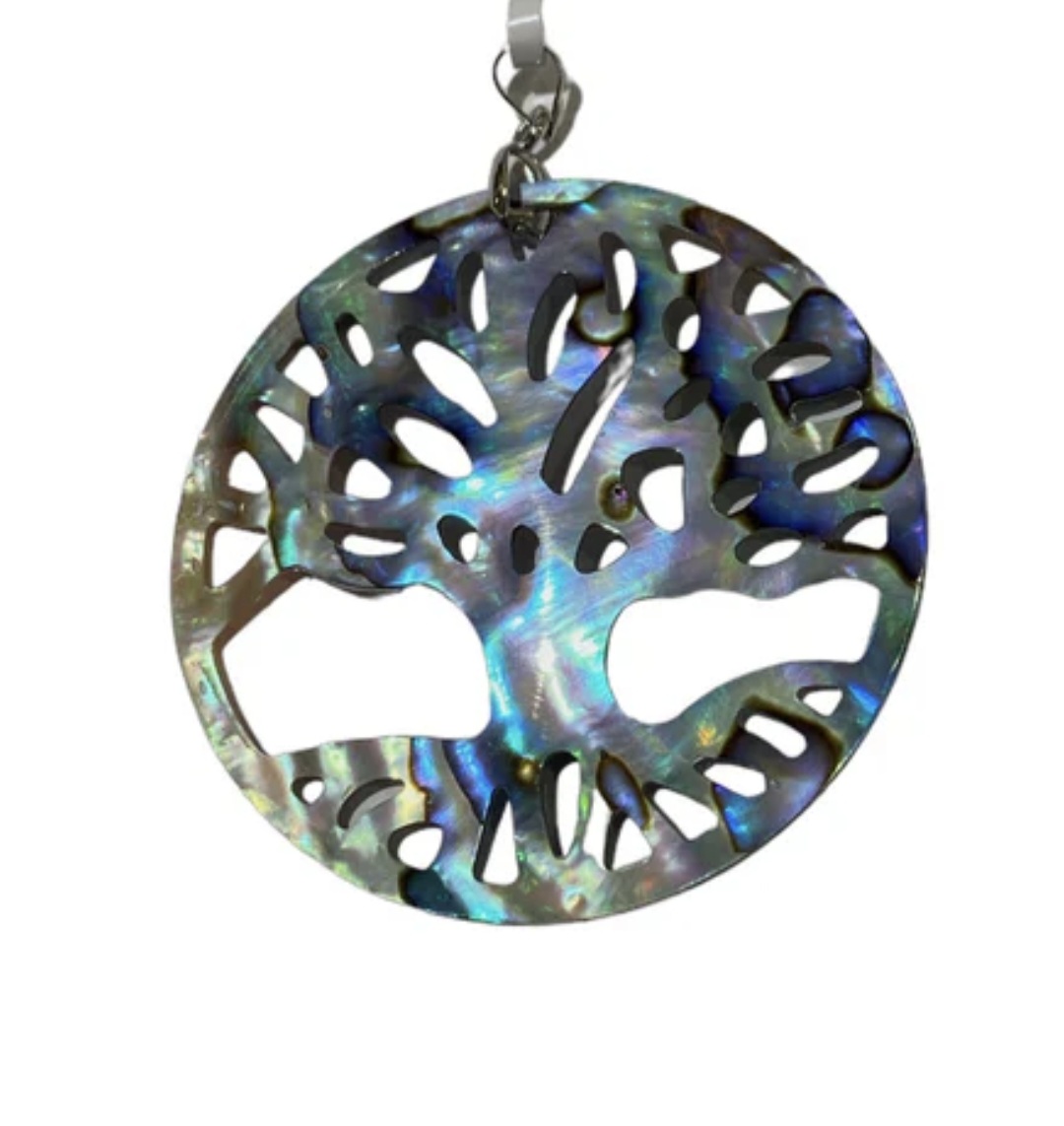 Pendentif Arbre de Vie Coquille dOrmeau