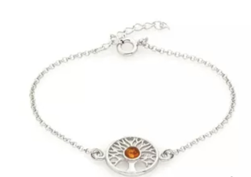 Bracelet Arbre de Vie en Ambre
