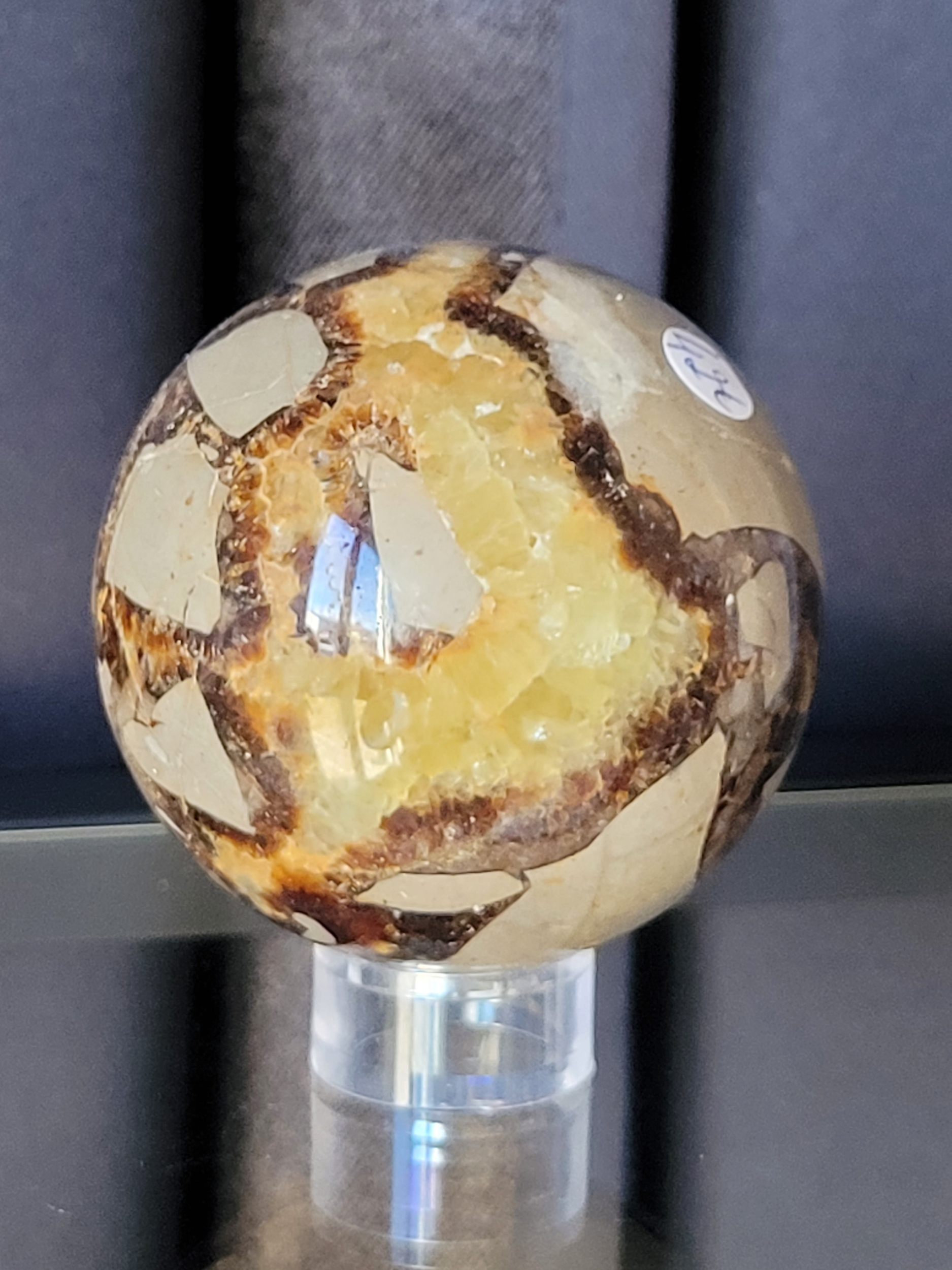 Grande Sphère en Septaria