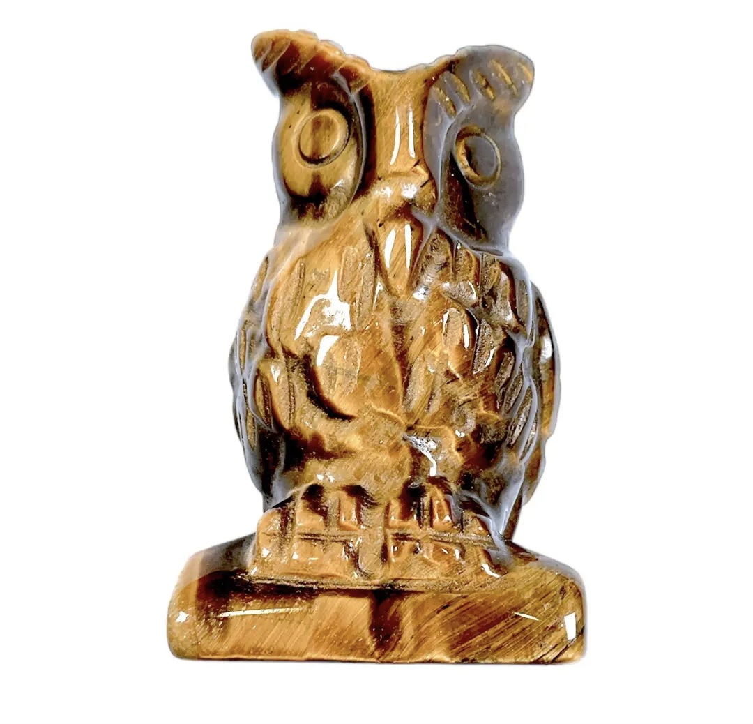 Hibou en Œil de Tigre