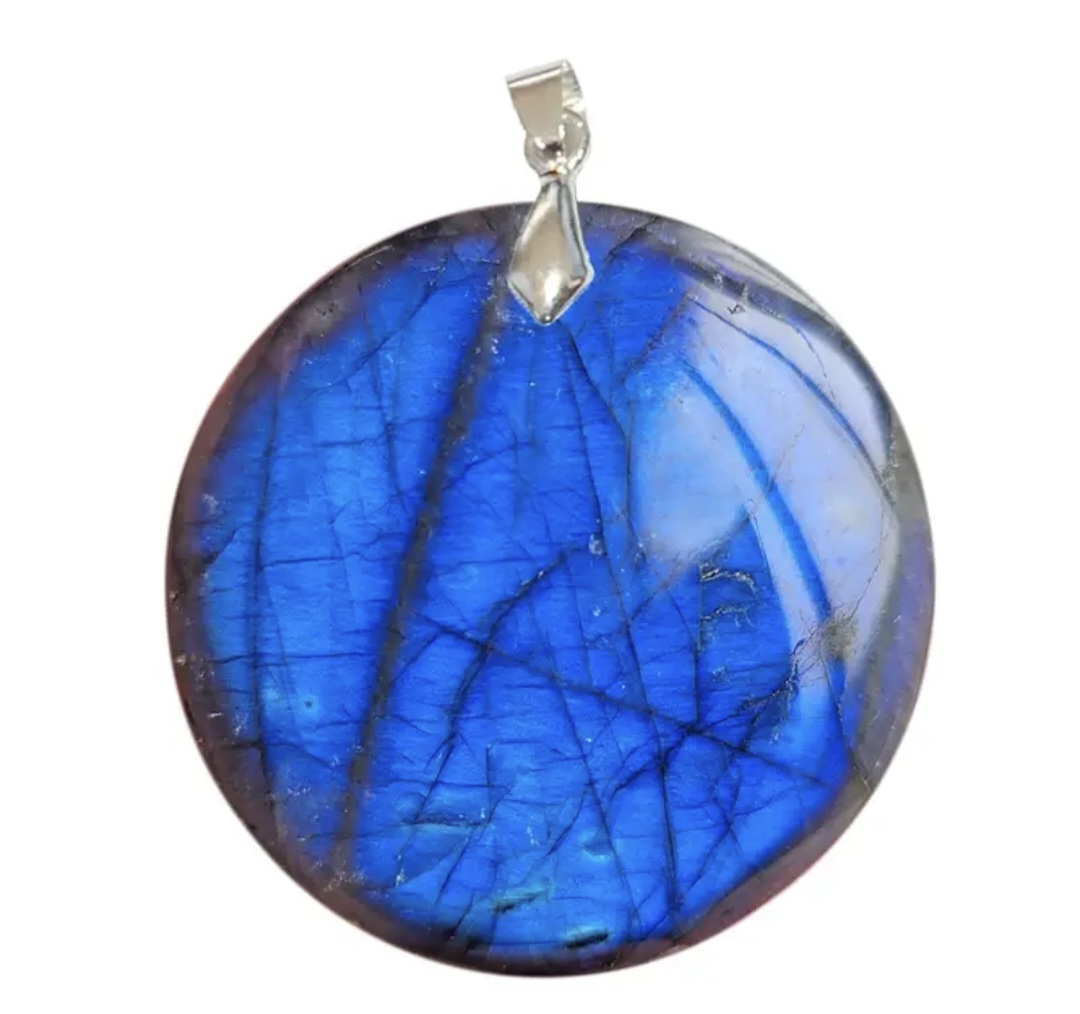 Pendentif Labradorite Rond