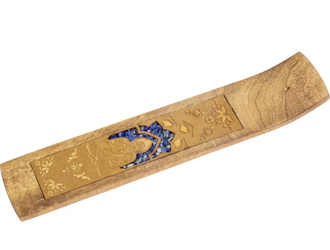 Porte encens Ski Bouddha et Lapis Lazuli