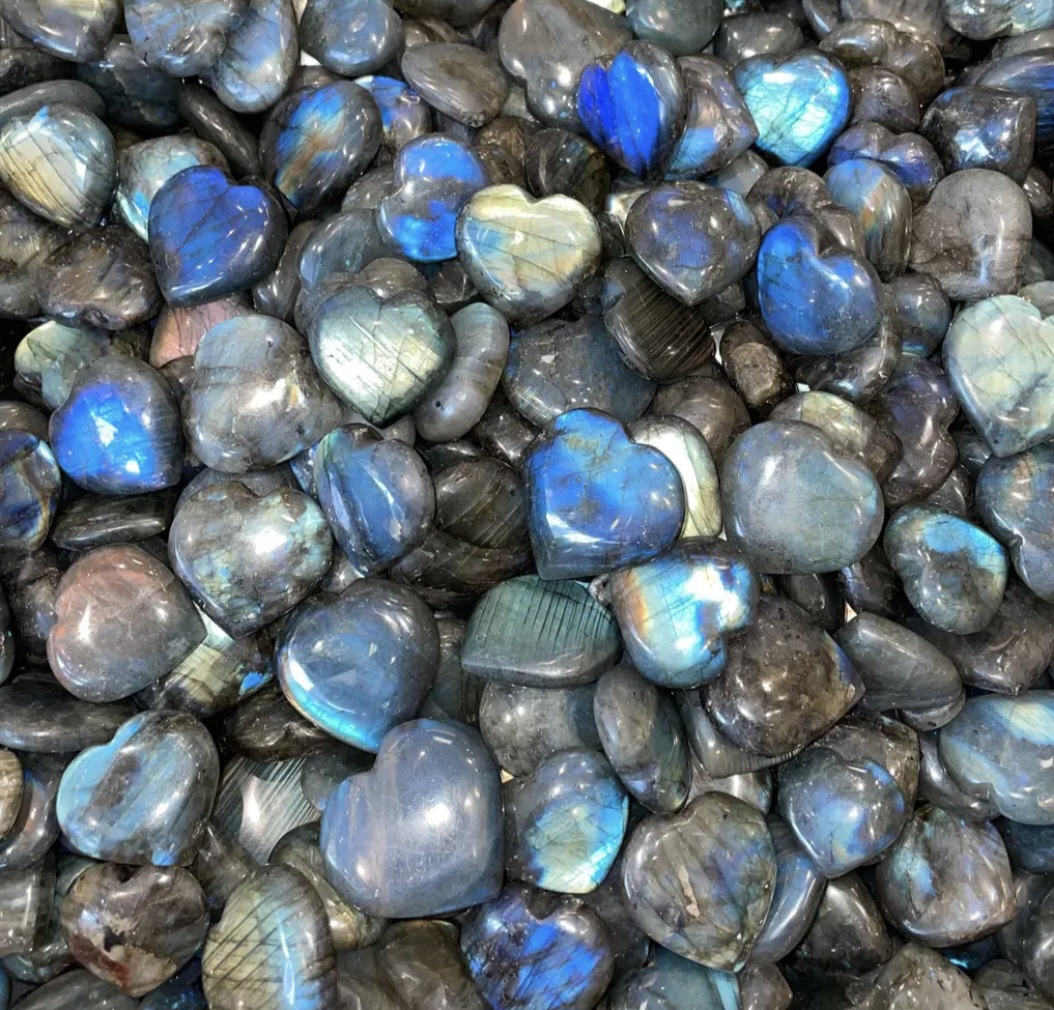 Petit Cœur en Labradorite