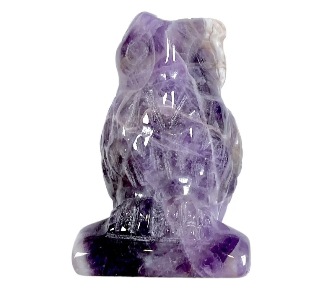 Hibou en Améthyste