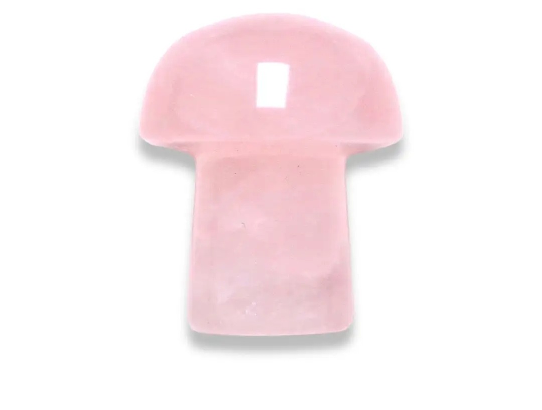 Petit Champignon Quartz rose