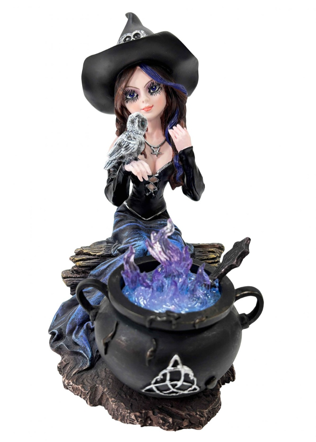 Sorcière avec son chaudron