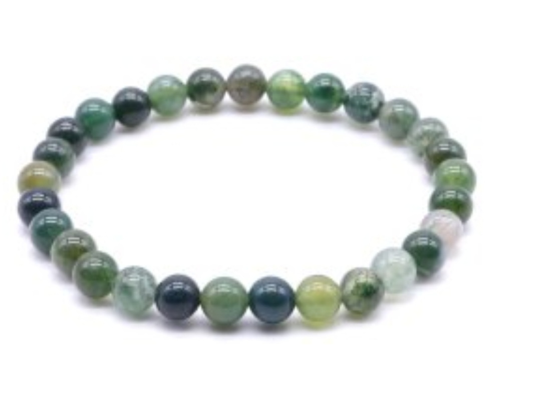 Bracelet Agate Mousse