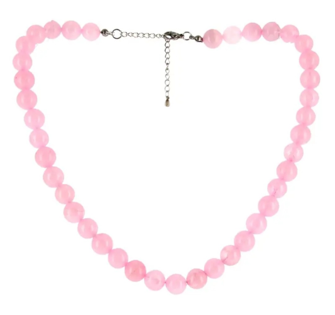 Collier Quartz Rose