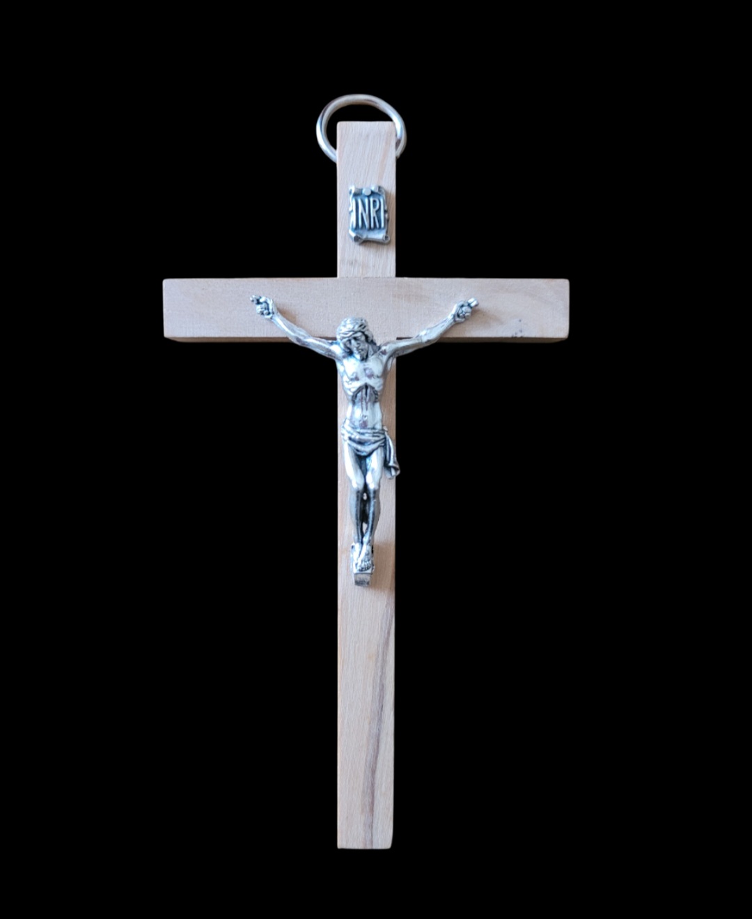 Croix en bois avec Christ