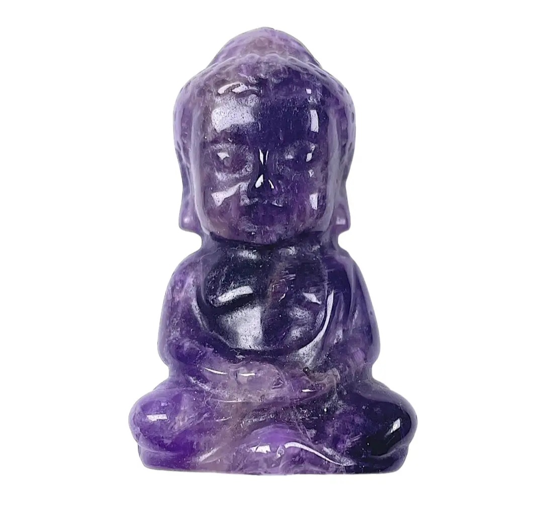 Petit Bouddha en Améthyste