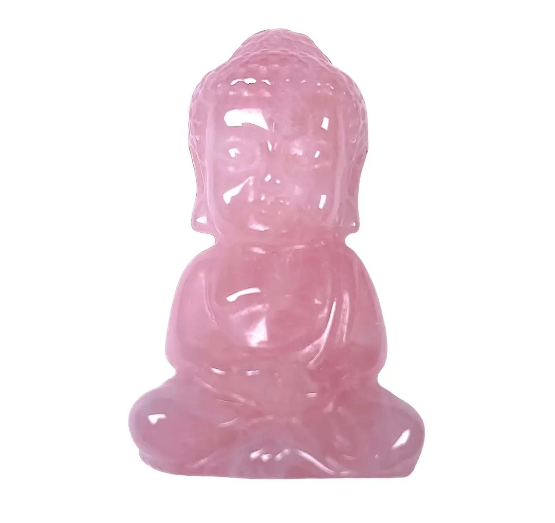 Petit Bouddha Quartz Rose