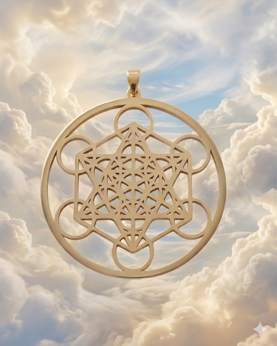 Pendentif Métatron doré