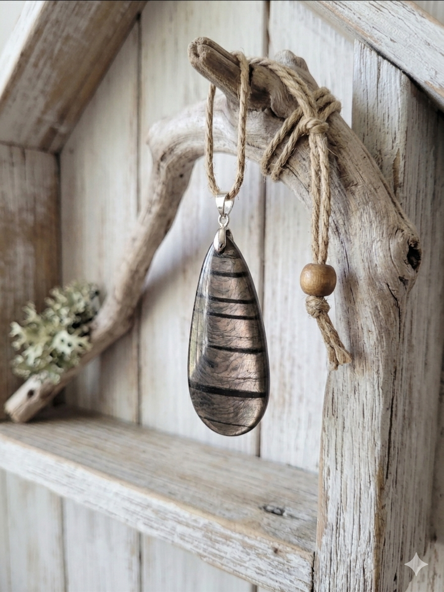 Pendentif Hypersthène