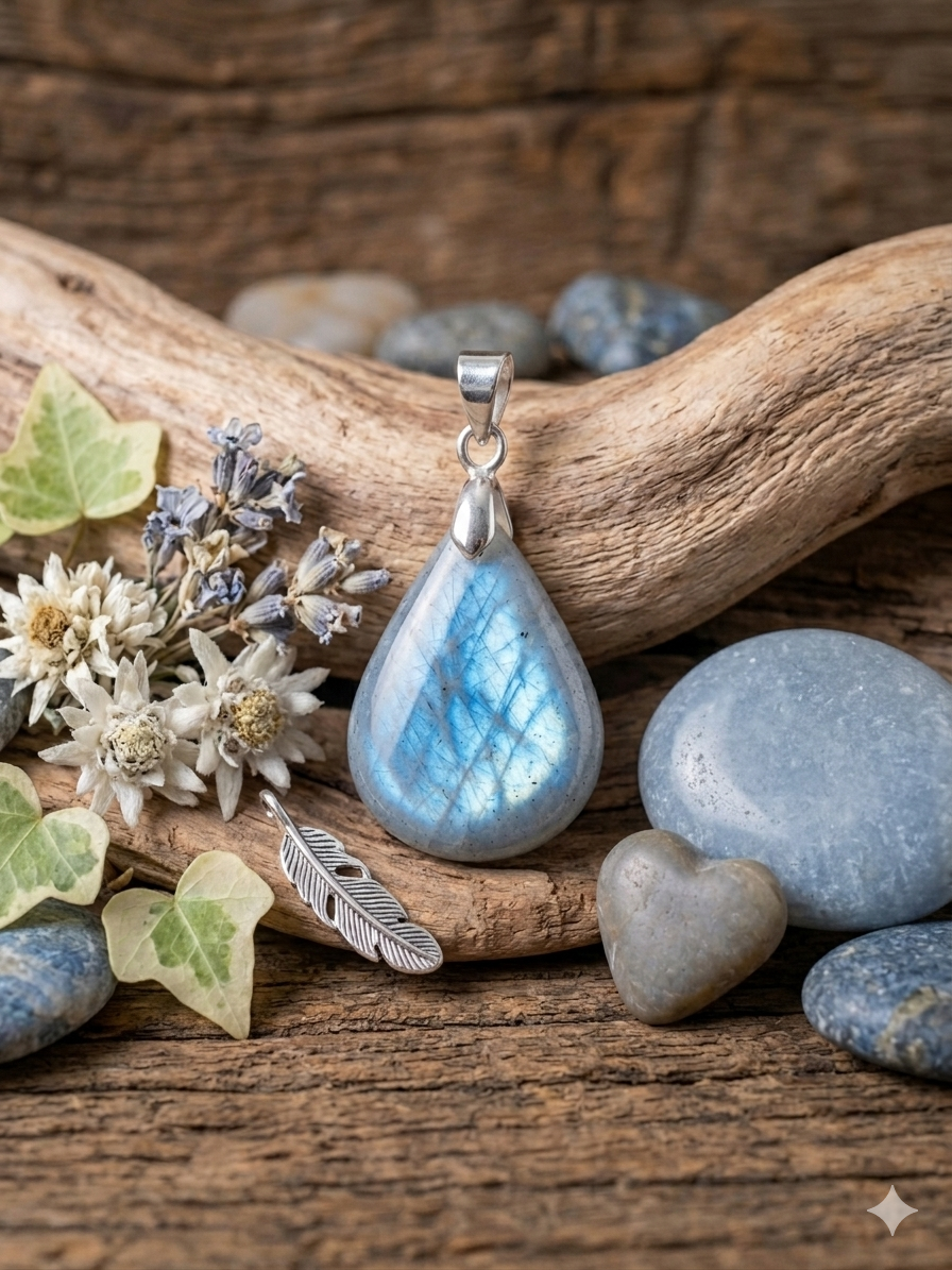 Pendentif Labradorite Petite Goutte