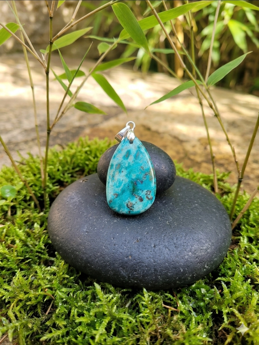 Pendentif Malachite Chrysocolle