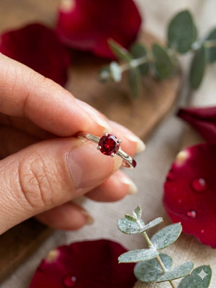 Bague Grenat