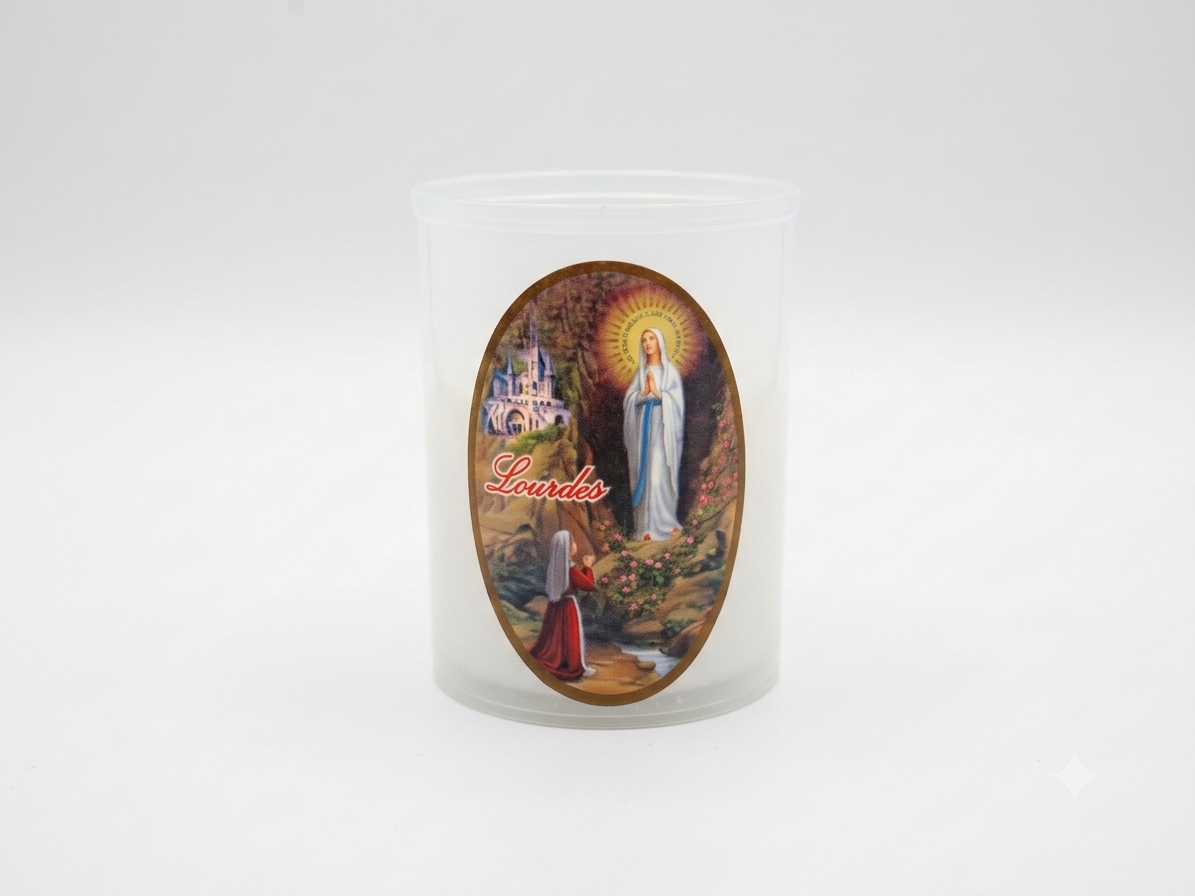 Bougie Veilleuse Apparition Notre Dame de Lourdes