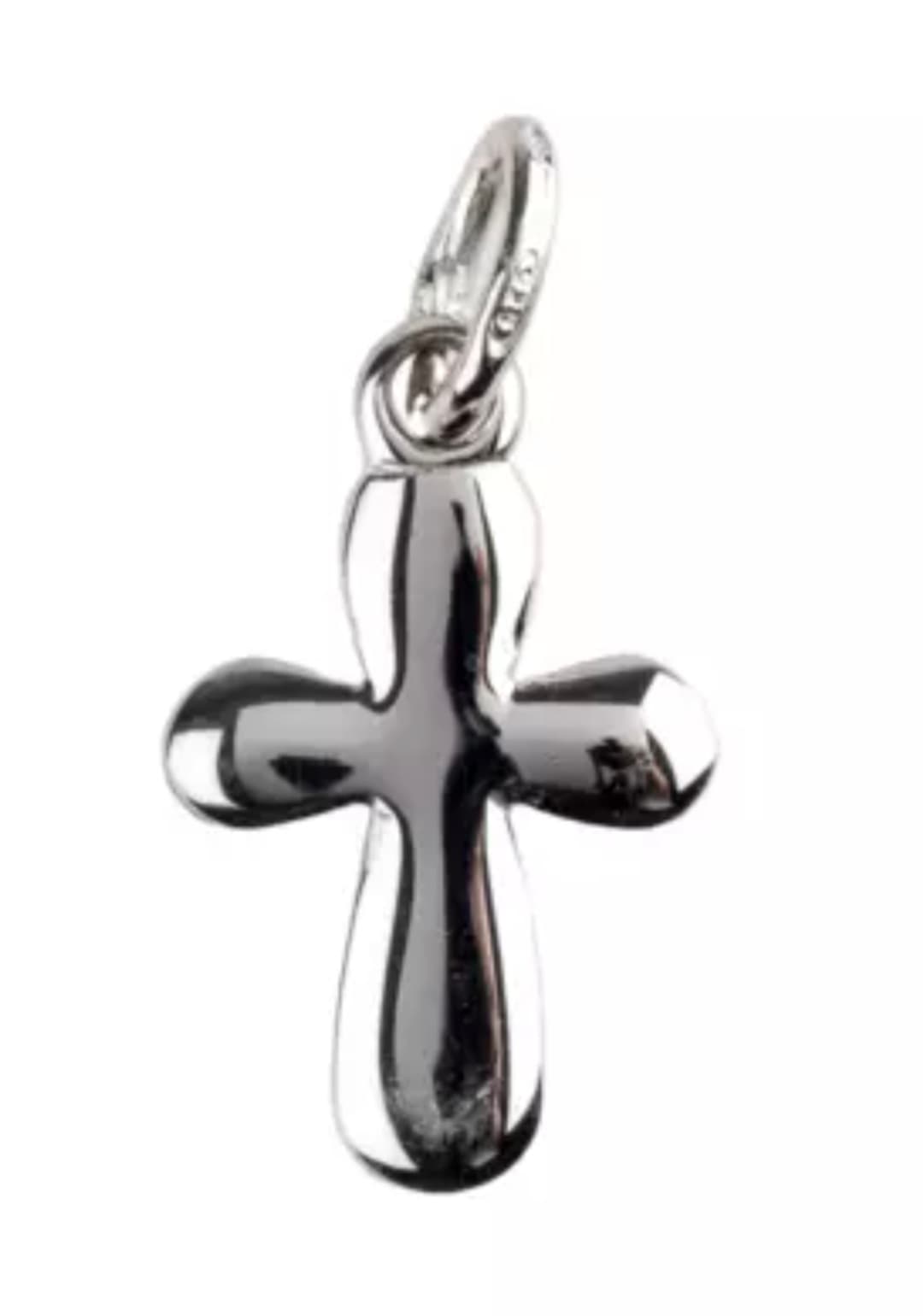 pendentif croix en argent