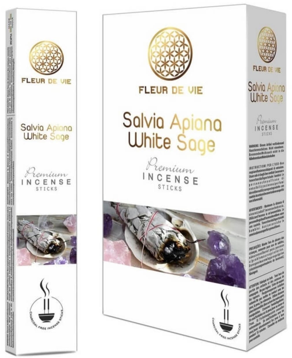 encens fleur de vie sauge blanche