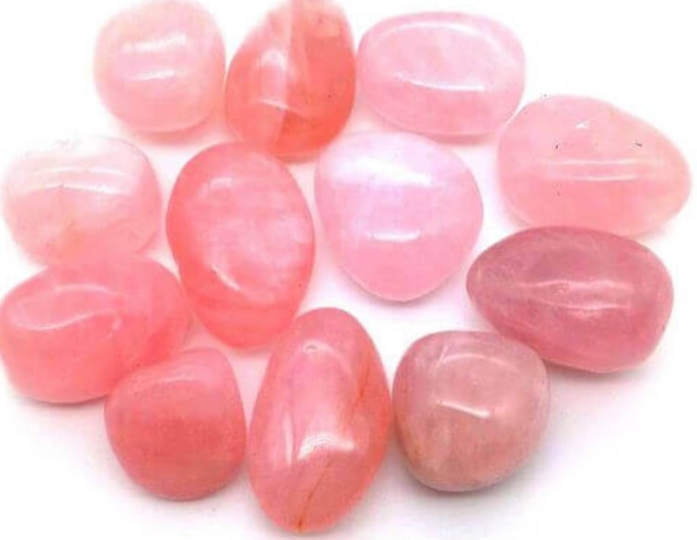 pierre roulée quartz rose