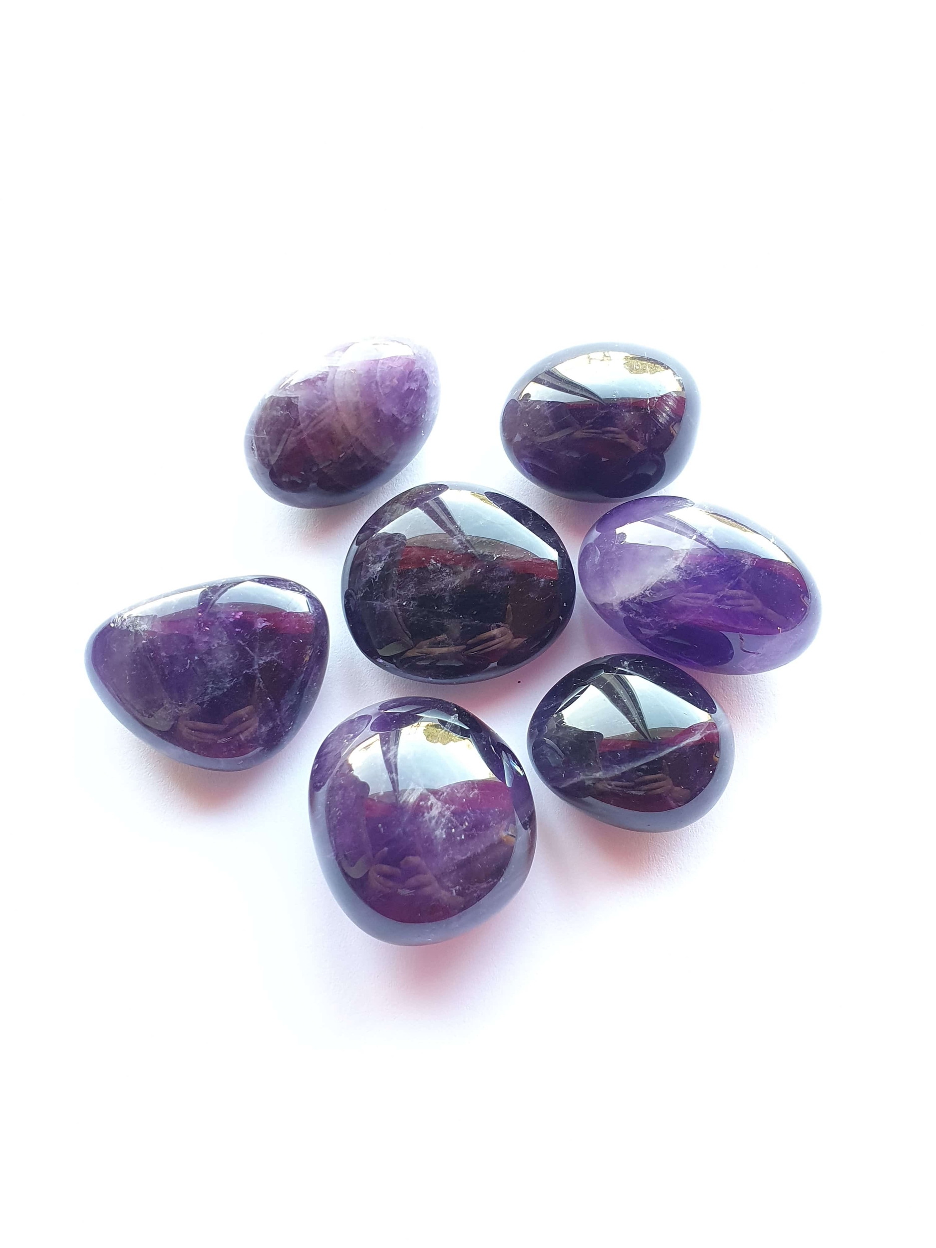 pierres roulées Améthyste violet foncé