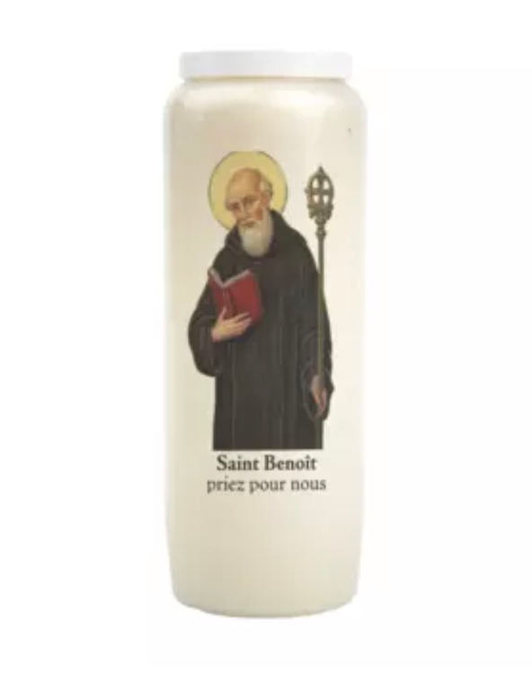 Bougie Neuvaine Saint Benoît BougiesNeuvainesBougeoirs/Neuvaines