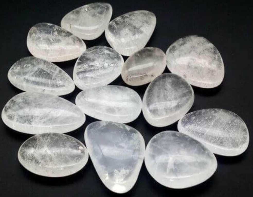 Galets Plats Cristal de Roche - Minéraux/Galets - la boutique des ames