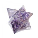 Grand Merkaba Orgonite Améthsyte