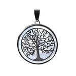 Pendentif Arbre de Vie en Nacre blanche