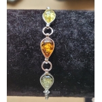 Bracelet Ambre Multicolore Goutte