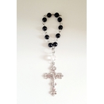 Dizainier en Obsidienne noire et Cristal de Roche