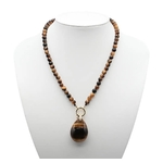 Collier Pendentif Œil de Tigre