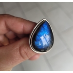 Bague Labradorite Grosse Goutte