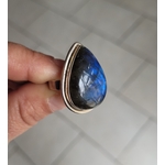 Bague Labradorite Grosse Goutte