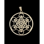 Pendentif Métatron doré