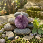 Pendentif Améthyste gravé Arbre de Vie