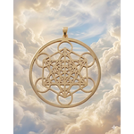 Pendentif Métatron doré