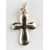 pendentif croix plaqué or