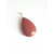 Pendentif Goutte Jaspe Rouge