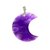 Pendentif Croissant de Lune Améthyste