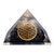 Pyramide Orgonite Tourmaline Fleur de Vie