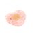 Grand Coeur Orgonite Quartz Rose Fleur de Vie
