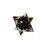 Petit Merkaba Orgonite Tourmaline noire