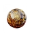 Sphère Orgonite Œil de Tigre Fleur de Vie