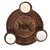 Porte bougie Triple Lune en bois