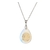 Pendentif Opalite et Arbre de Vie doré