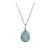 Pendentif Turquoise Howlite Arbre de Vie doré