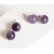 Boucles d'oreilles Clou Améthyste