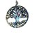 Pendentif Arbre de Vie Coquille d'Ormeau